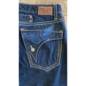 New Authentic Robins Jeans Long Flap Style BSD5095 Size 31